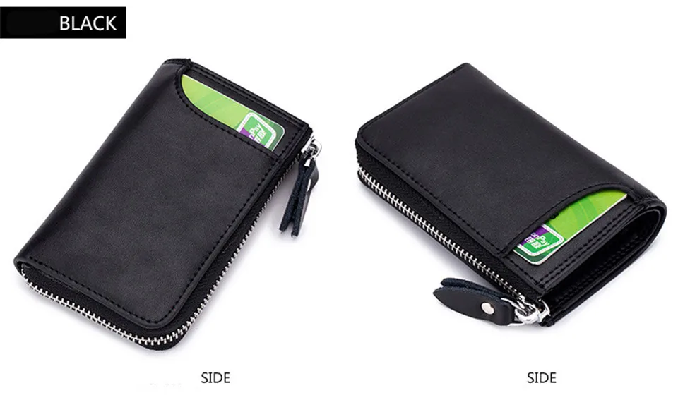 SOUTH GOOSE Genuine Leather Key Wallet Men& Women Multi-functional Organizer Wallet Car Key Case With Card Holder Coin Purses