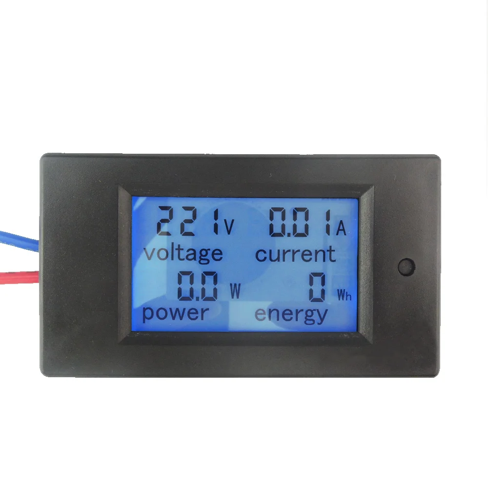 AC 80 V-260 V 20A 4 в 1 цифровой ЖК-дисплей Цифровой вольтметр тока Амперметр мощность энергии мультиметр Панель тестер метр монитор