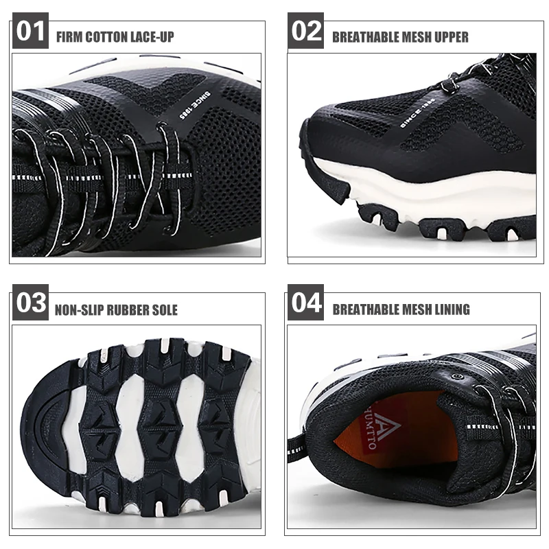 Высокое качество уличная износостойкая обувь для бега дышащая сетка мужские