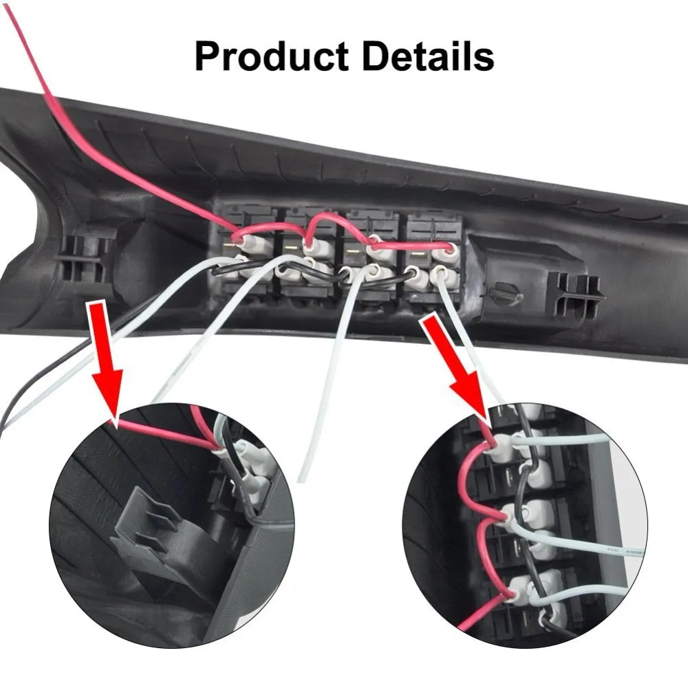 Левая рука столб 4 кулисный переключатель Pod панель комплект для Jeep Wrangler 07