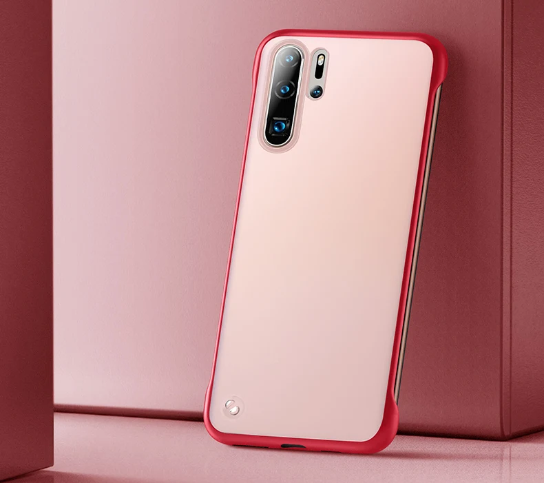 Для huawei P30 Pro Чехол безрамный Матовый Прозрачный чехол для P30 чехол силиконовый защитный бампер для huawei P20 Pro Lite чехол s