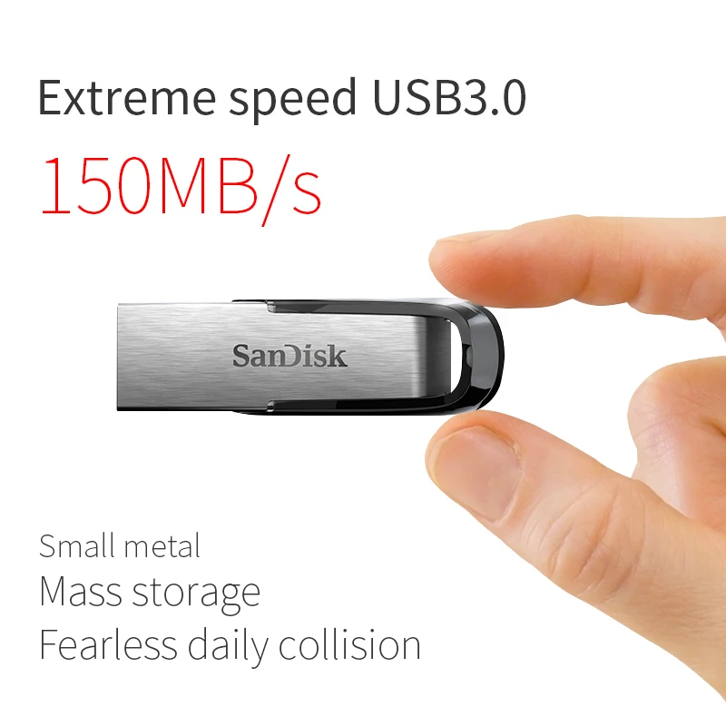 100% Genuine SanDisk Ultra Flair USB 3.0 Flash Drive 16GB 32GB 64GB 128GB Pen Memory Stick for table | Компьютеры и офис