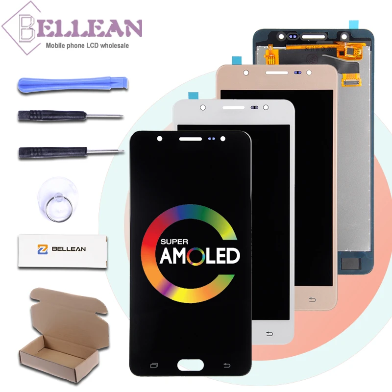 Dinamico скидка дисплей для samsung Galaxy J7 max Lcd J7 Max G615 Lcd с кодирующий преобразователь сенсорного экрана в сборе+ Инструменты