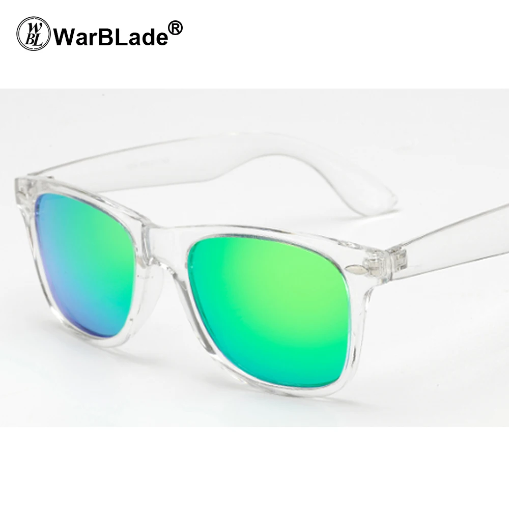 clear green WarBLade винтажные мужские Поляризованные Солнцезащитные очки женские желтые линзы для ночного вождения солнцезащитные очки ретро мужские солнцезащитные очки oculos - Цвет линз: clear green