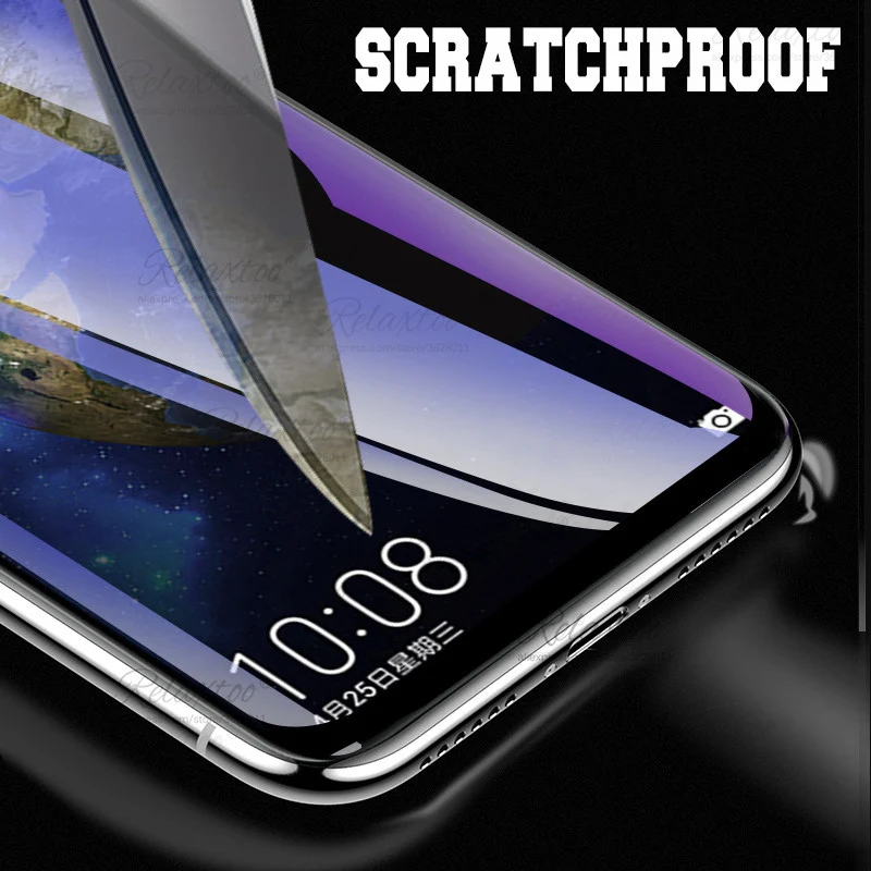 Изогнутое закаленное стекло 9D с полным клеем для Samsung Galaxy A70 A70s Защита экрана a 70