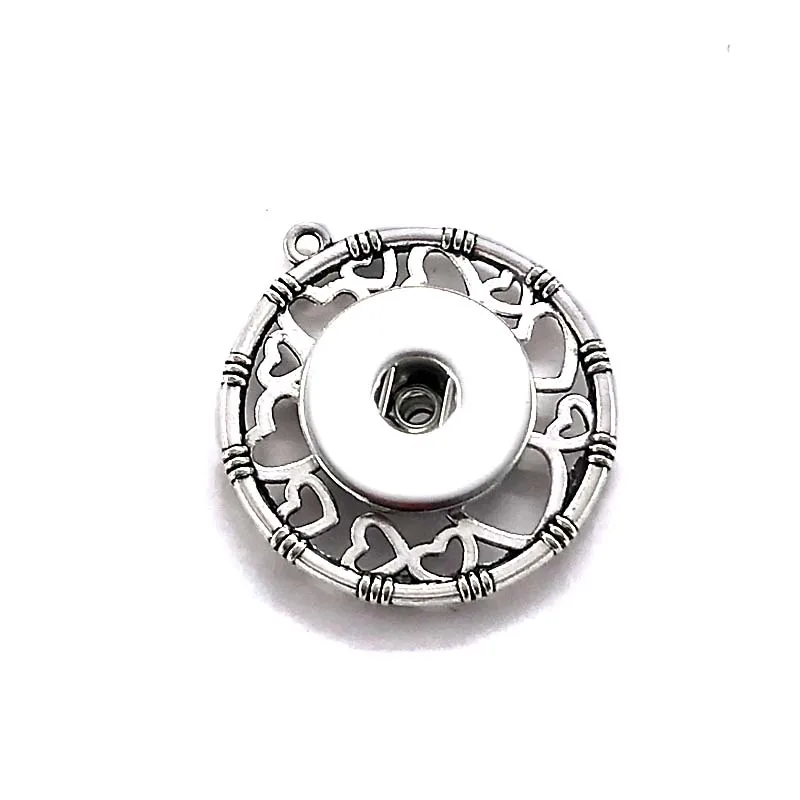 Hot Fashion Interchangeable Flower Ginger Necklace 023 Fit 12mm 18mm Snap Button Pendant Charm Jewelry For Women Gift | Украшения и