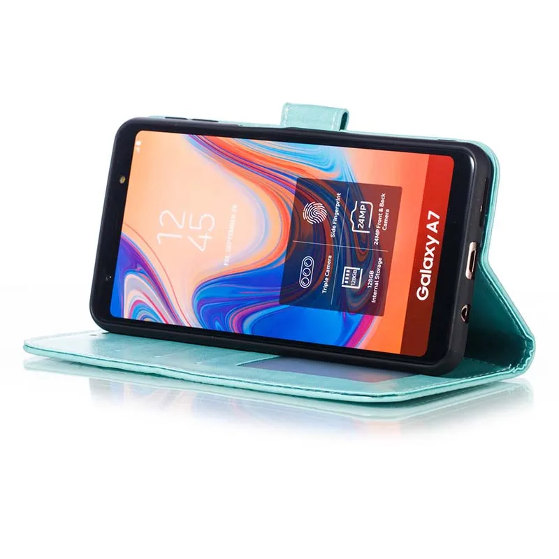 Ювелирное из искусственной кожи чехол для samsung Galaxy A51 10 20 20e 30 40 50 70 10s 20 цветок кожа+ мягкая ТПУ подставка флип чехол Крышка