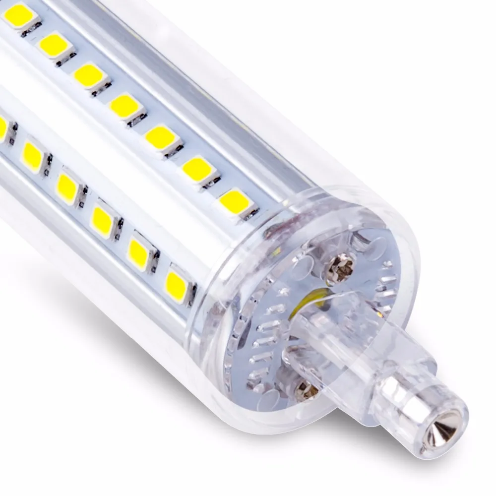R7S светодио дный лампы 220 В свеча 110 SMD 2835 лампада кукурузы лампа 5 Вт 10 12 15 высокое