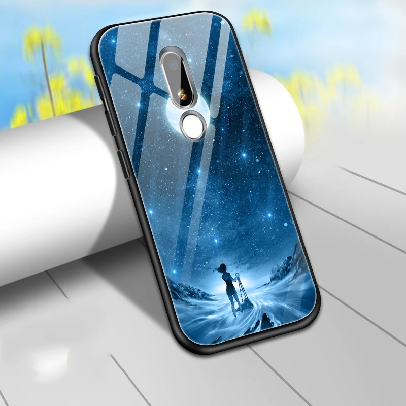Для Meizu V8 Чехол крышка Роскошный закаленное стекло Мультфильм силиконовый бампер