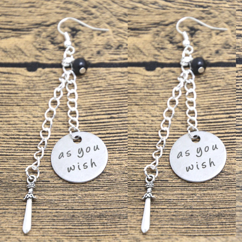 Серьги с цитатой Я люблю тебя 10 пар как вы хотите | Украшения и аксессуары