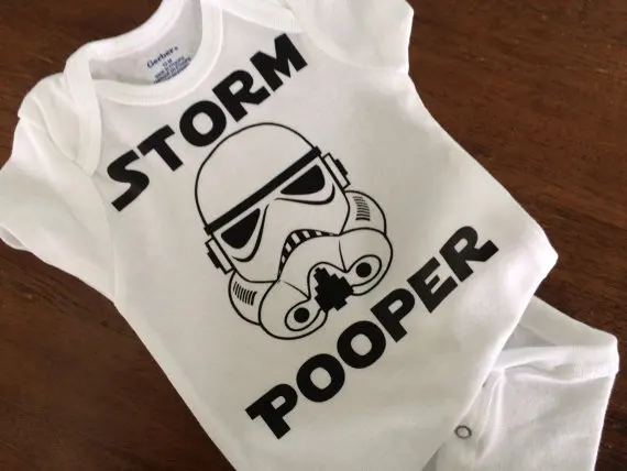 Настраиваемый комбинезон storm pooper на день рождения детский наряд футболка