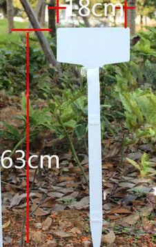 

100pcs 63*18cm Assembled to insert cards gardening Signage flower seedlings grounding brand fruit and vegetable seedlings tag