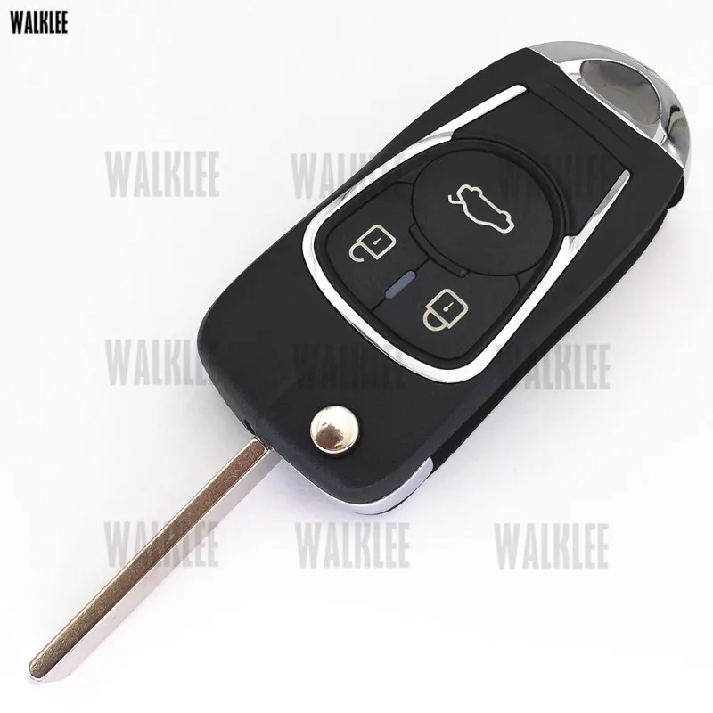 WALKLEE Флип складной дистанционный ключ Обновлен для Mercedes-Benz Smart Fortwo 451 315 МГц или 433 МГц 2007