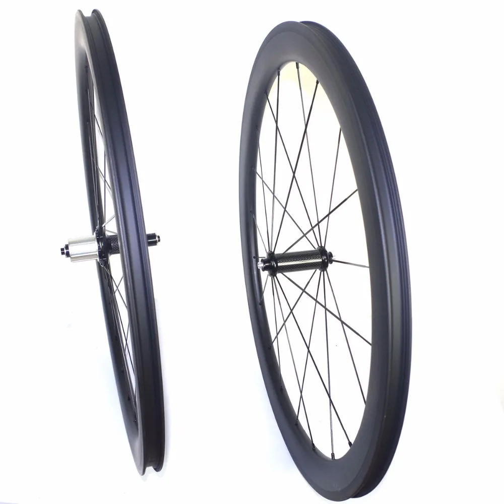 No Assemble Spoke Hole Road Bike Wheels 38mm 50mm 60mm Carbon Fiber Wheelset Tubeless carbon road wheels u shape | Спорт и