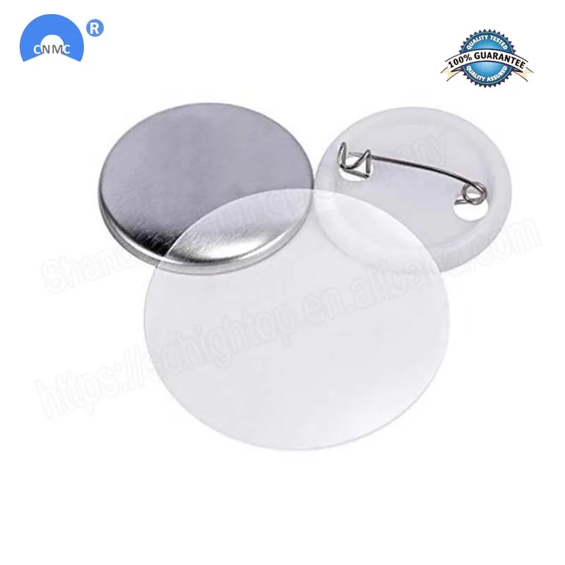 Pin de pl&aacute;stico para insignia, piezas de bot&oacute;n para insignia de ropa, materiales para manualidades, 25/32/37/44/50/56/58/75MM, 100 unids/set por juego-0