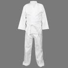 Качественная Униформа Dobok для детей и взрослых, костюм для каратэ WTF таэквондо, кикбоксинга, MMA, боевого искусства, тренировочная одежда dobok, 55% хлопок