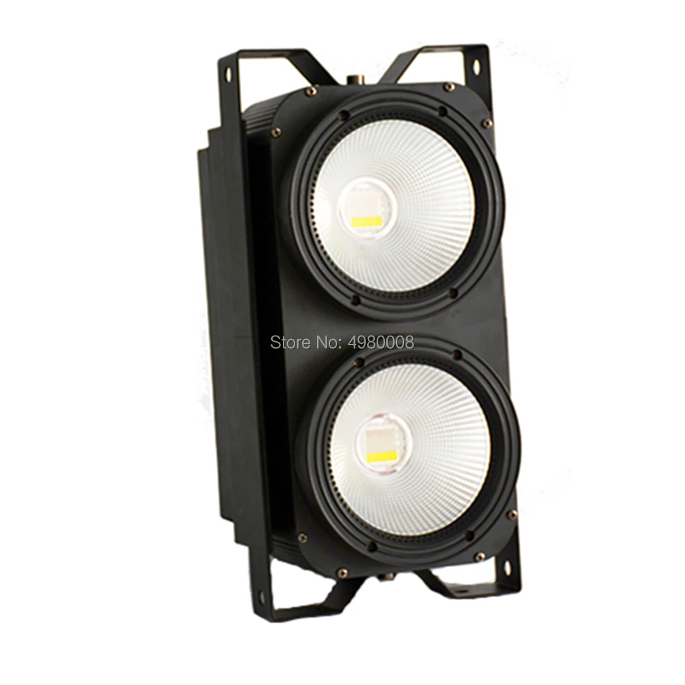 2 глаза 2x100 Вт Светодиодный светильник 200 COB Par теплый белый + холодный в 1 DMX512