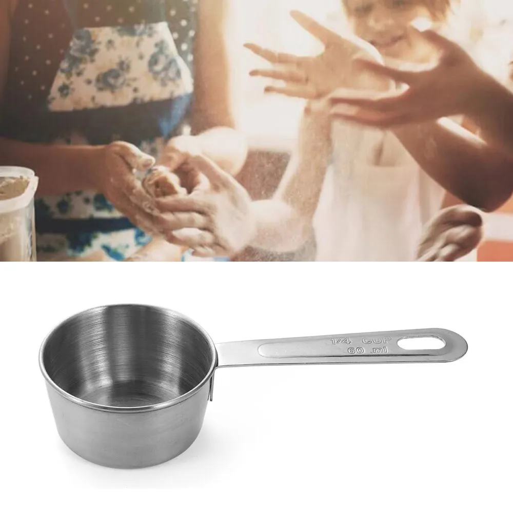 4 шт./компл. мерные чашки из нержавеющей стали бытовые для выпечки муки Кухонные