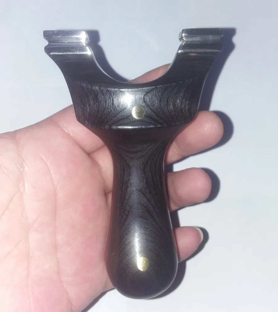 Титановая Сталь Твердая Древесина сочетание традиционного рукоделия Рогатка