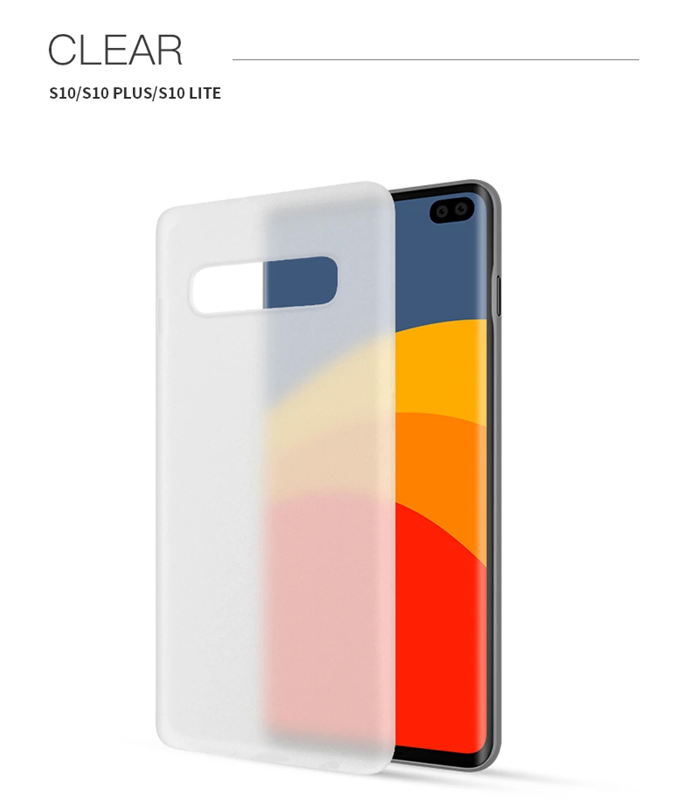 Роскошные Ультра Тонкие Матовые чехлы для телефонов SamSung Galaxy S8 S9 S10 Plus Lite S10E Note 8 9, жесткие матовые Матовые чехлы для задней панели