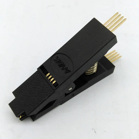 BIOS SOP8 SOIC8 оригинальный прямой тестовый зажим шаг 1,27 мм универсальный корпус программируемый зажим адаптер зажим