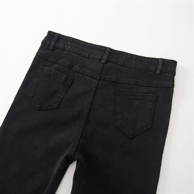 2017 Демисезонный Для женщин новые леггинсы черные джинсы стрейч тощий женский