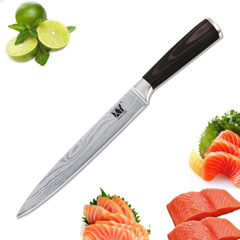 

Нож шеф-повара из нержавеющей стали LDZ 7Cr17MoV, острые японские кухонные ножи, милые кухонные инструменты для мяса, фруктов, овощей, мясника