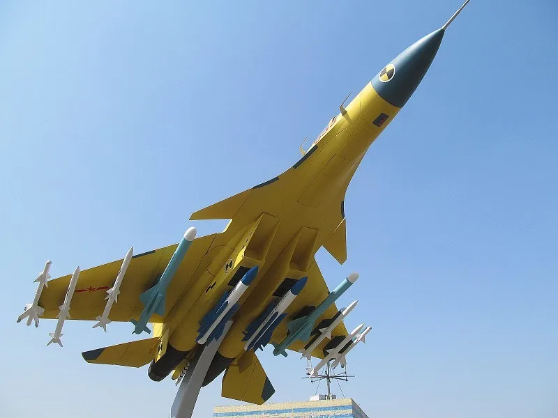 Статическая модель самолет-истребитель J15 масштаб 1:12 стекловолокно китайская воздушная сила