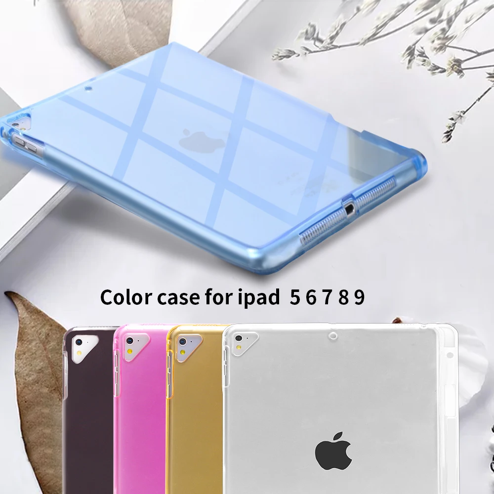 Чехол DOWSWIN для ipad MINI 1 2 3 4 5 прозрачная задняя крышка мягкий силиконовый чехол из