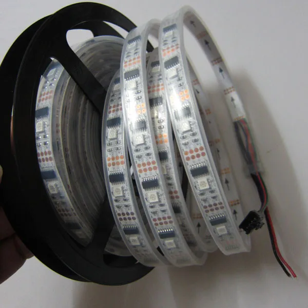 Светодиодный WS2801 32 светодиодный s/m 5050 RBG DC5V 1 м/3 м/5 м IP30IP67 декоративный адресуемый светодиодный водонепроницаемый модуль Arduino development ambilight tv