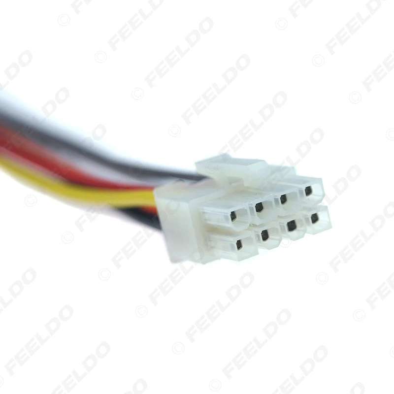 Автомобильный Универсальный проводной разъем FEELDO 4 pin 24pin адаптер для DVD CD радио