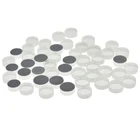 Круглая стеклянная зеркальная мозаика, 50 шт.лот