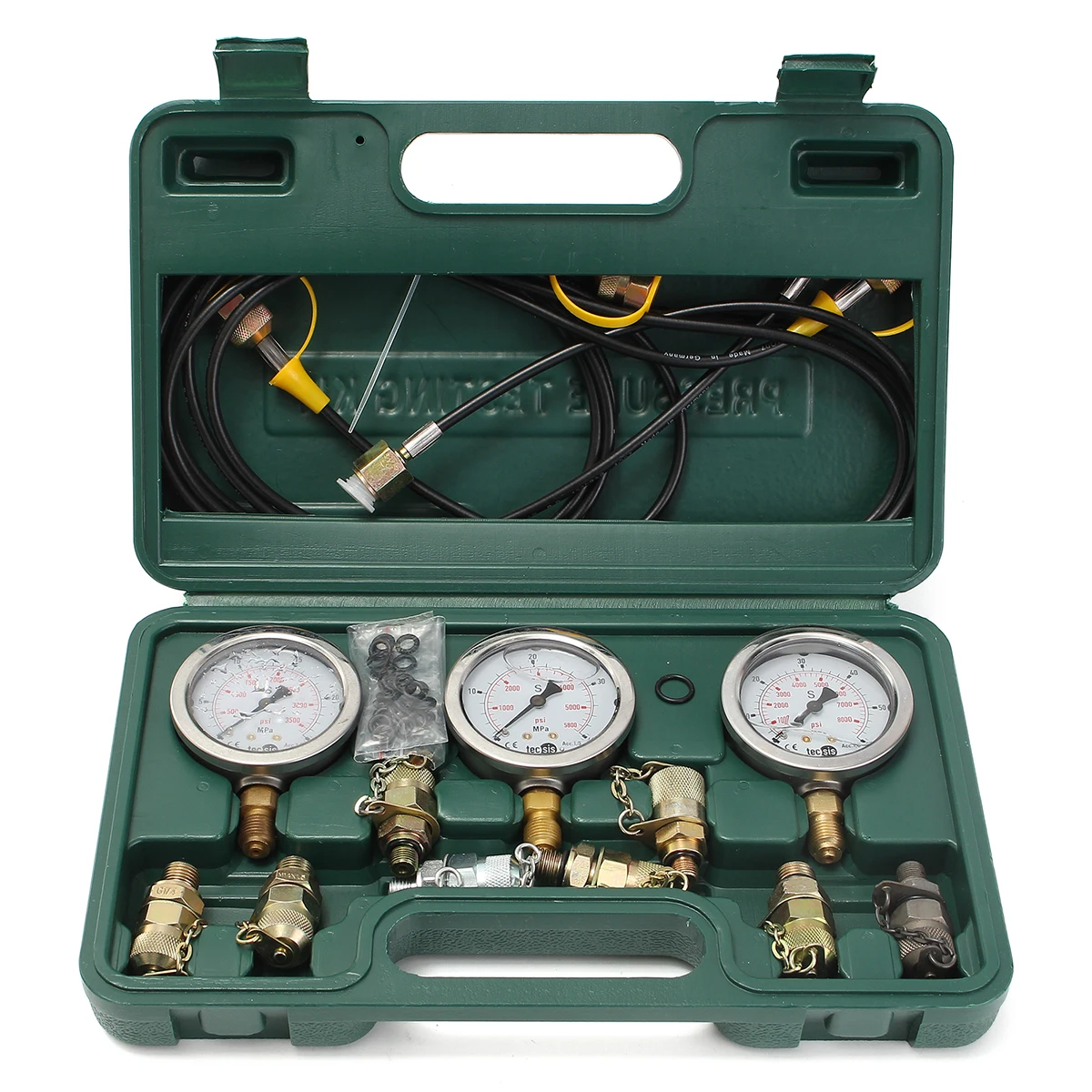 Kit de prueba de man&oacute;metro hidr&aacute;ulico para excavadora, probador hidr&aacute;ulico, acoplamiento de prueba-1