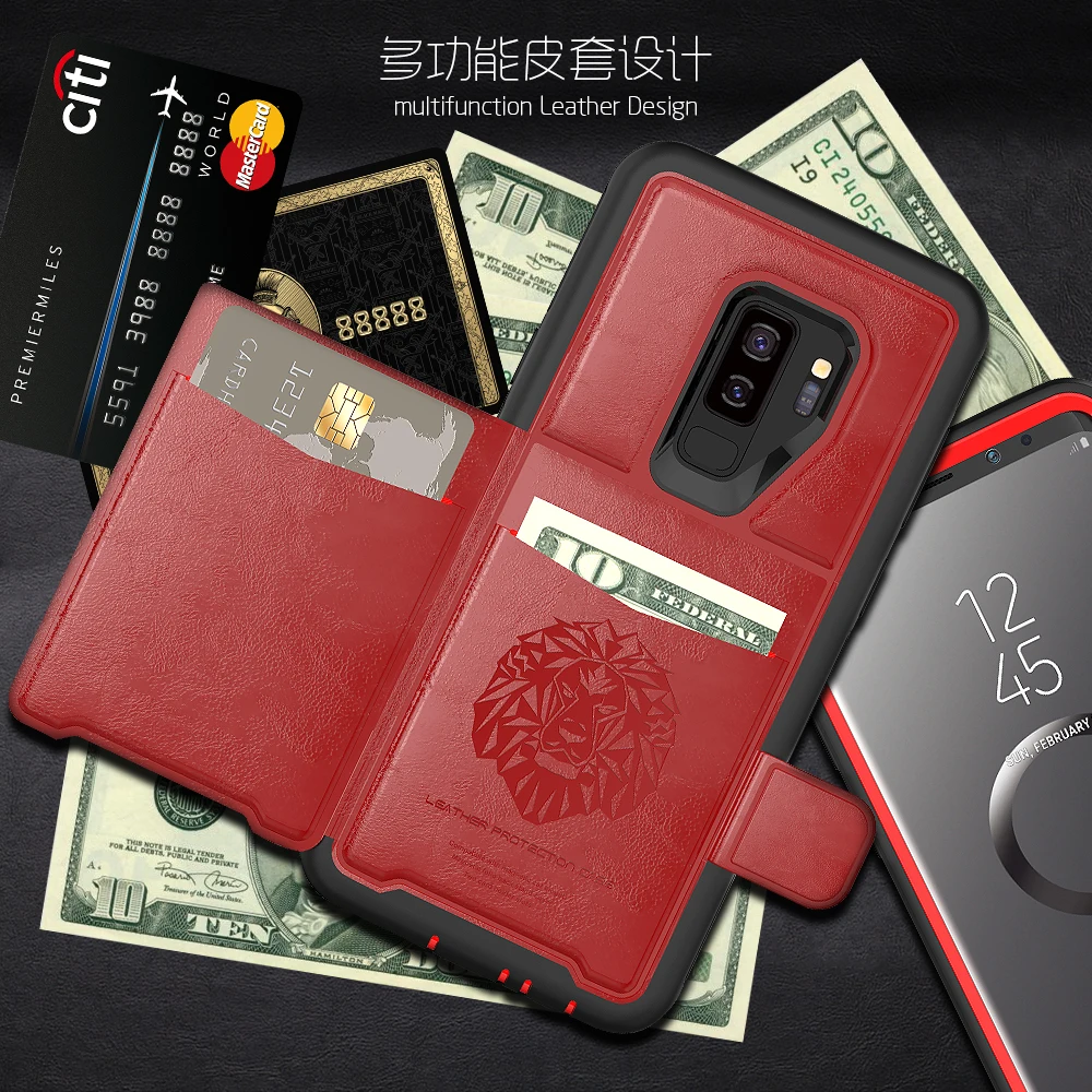Многофункциональный чехол из искусственной кожи для мобильного телефона Samsung