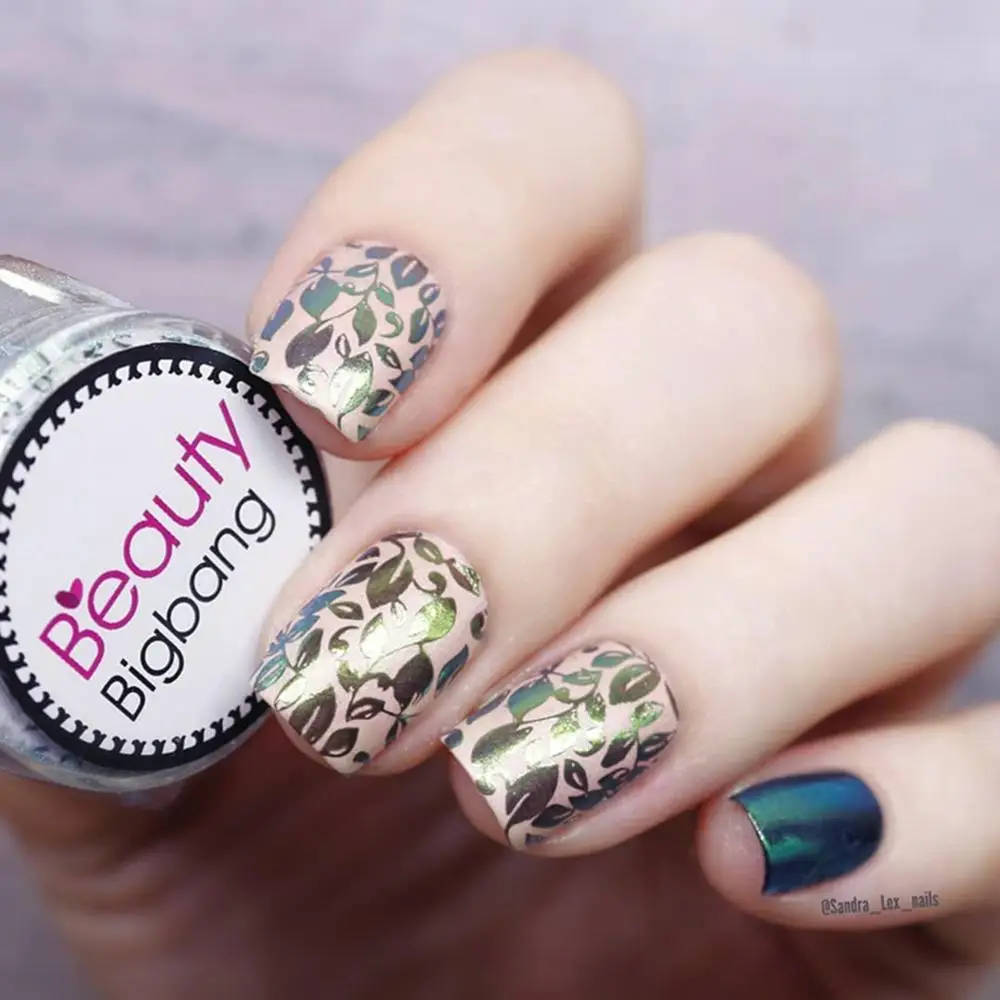 BeautyBigBang 1 коробка 1 г зеркальные Блестки для ногтей Пудра хромированный пигмент для маникюра украшения ногтей Блеск для ногтей