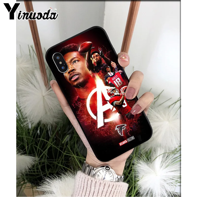 A3 Yinuoda Atlanta Falcons ТПУ Мягкий силиконовый чехол для телефона чехол для iPhone X XS MAX 6 6S 7 7plus 8 8Plus 5 5S XR - Цвет: A3