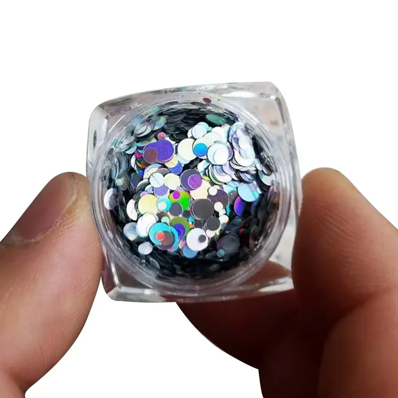 1 коробка блестки порошок круг наклейки сделай сам украшение для ногтей Русалка