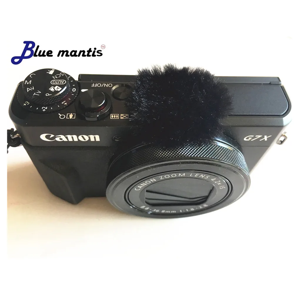 

Blue Mantis 10Pcs Windproof Dead Cat For Canon G7x Mark II Windscreen For Microphone Cover for Canon G7X MARK2
