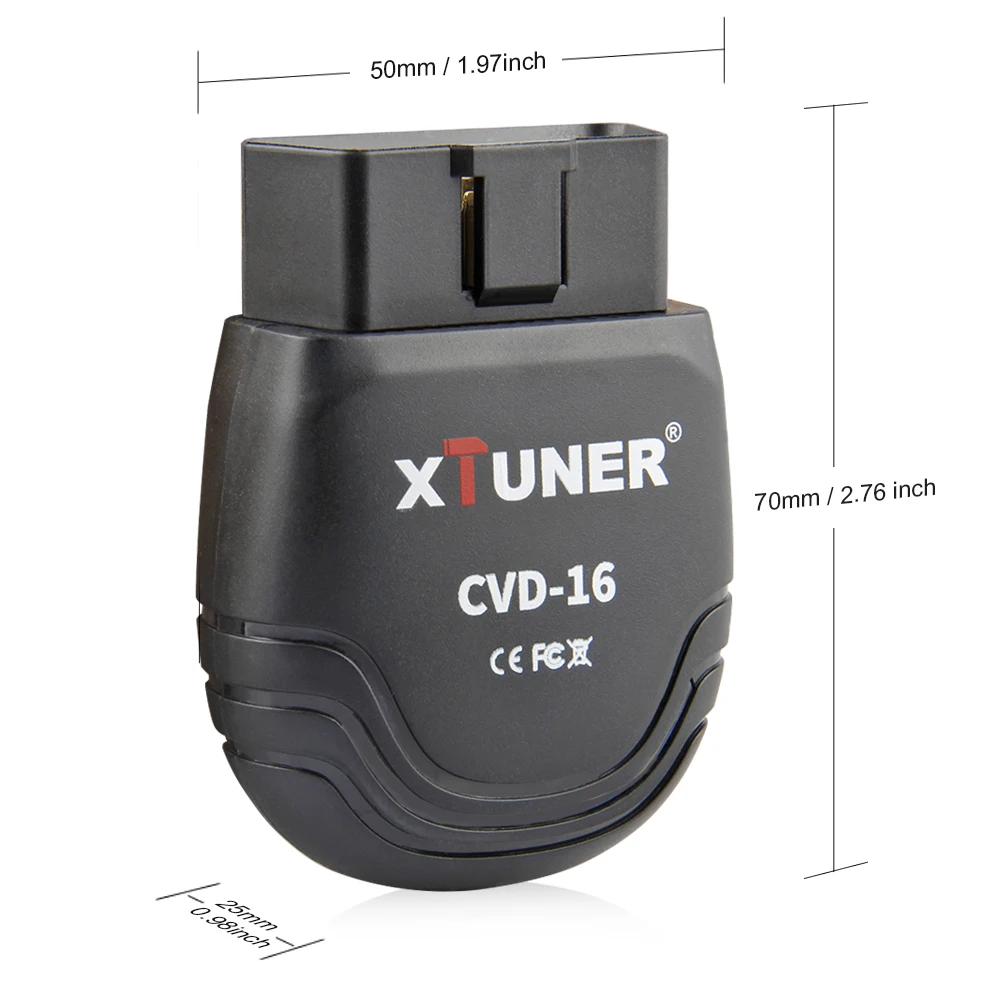 Xtuner CVD 16 для сверхмощной диагностики системы Android Поддержка стандартного