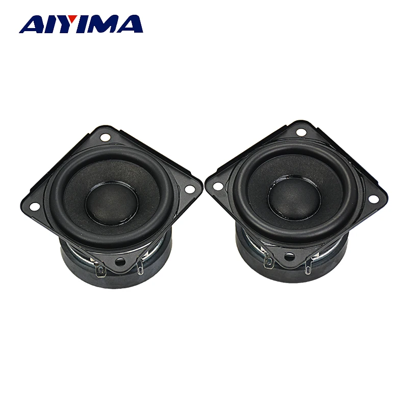 AIYIMA 2Pcs Mini 2 75 дюймовый портативный динамик 4 Ohm 10W полный диапазон аудио колонки для