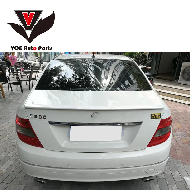 Спойлер для заднего крыла W204 из АБС пластика Mercedes Benz C class C180 C200 C280 C300 C260 2008