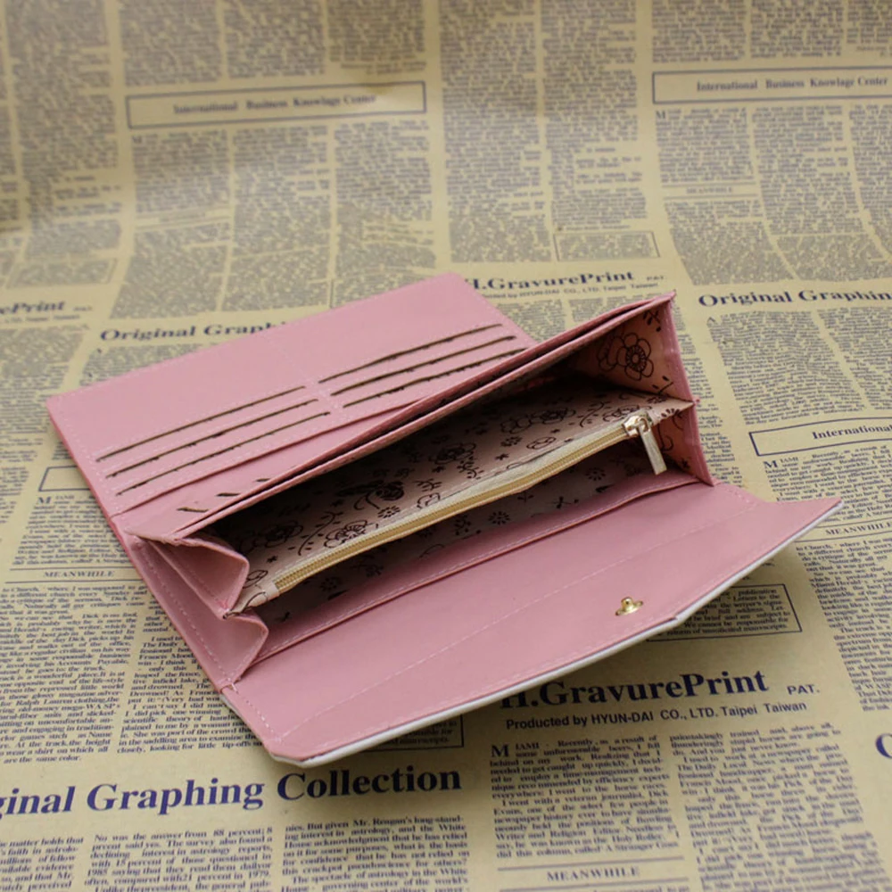 Молнии Cuzdan изменение денег портмоне клатч леди Для женщин кошелек женский для