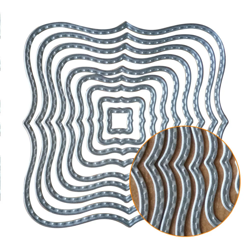 9 шт. трафареты для тиснения из углеродистой стали|frame cut|frame for salestencil diy |