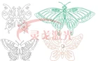 Butterflys DXF CAD чертежный файл для ЧПУ лазерной резки гравировки T7