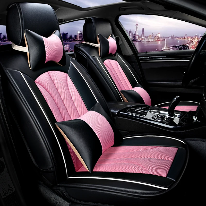 

WLMWL Universal Leather Car seat cover for Chrysler all models 300c 300 Grand Voyager car accessories car styling