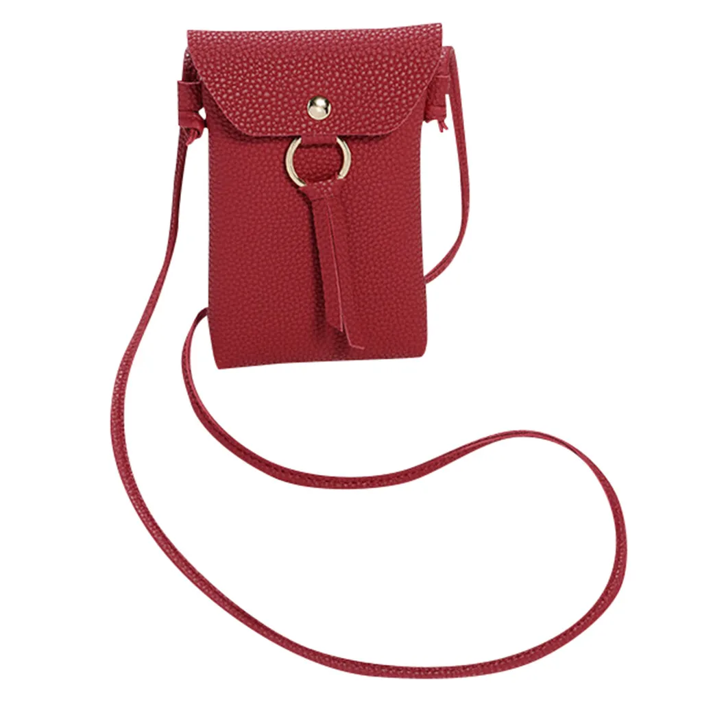 Изысканная Женская Новинка 2019 модная мини сумка из искусственной кожи на одно