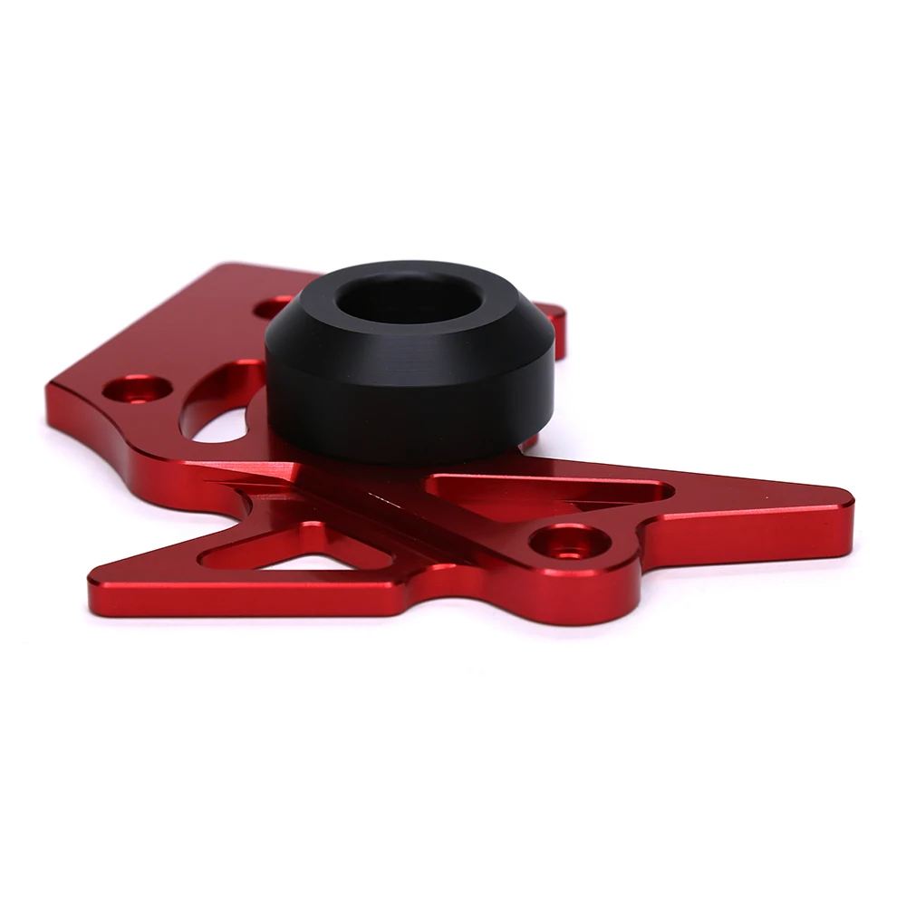 Red CNC алюминиевые аксессуары для мотоциклов цепь двигателя Звездочка передняя защита слайдер Для Kawasaki Z125/Z125 Pro-17 7 цветов - Цвет: Red