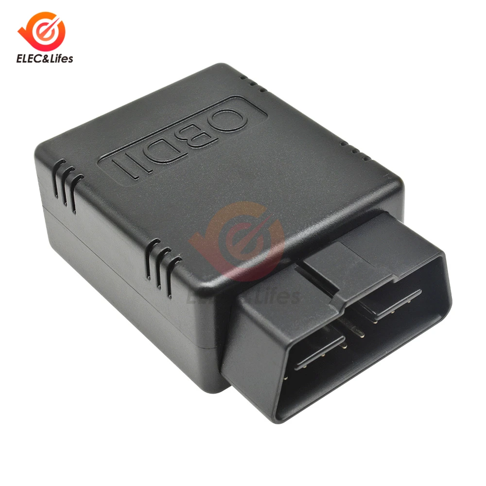 ELM327 V1.5 V2.1 OBD2 OBDII Bluetooth Авто диагностический сканер 12V автомобиль мотоцикл читатель кода OBD2 адаптер 16Pin кабель-удлинитель