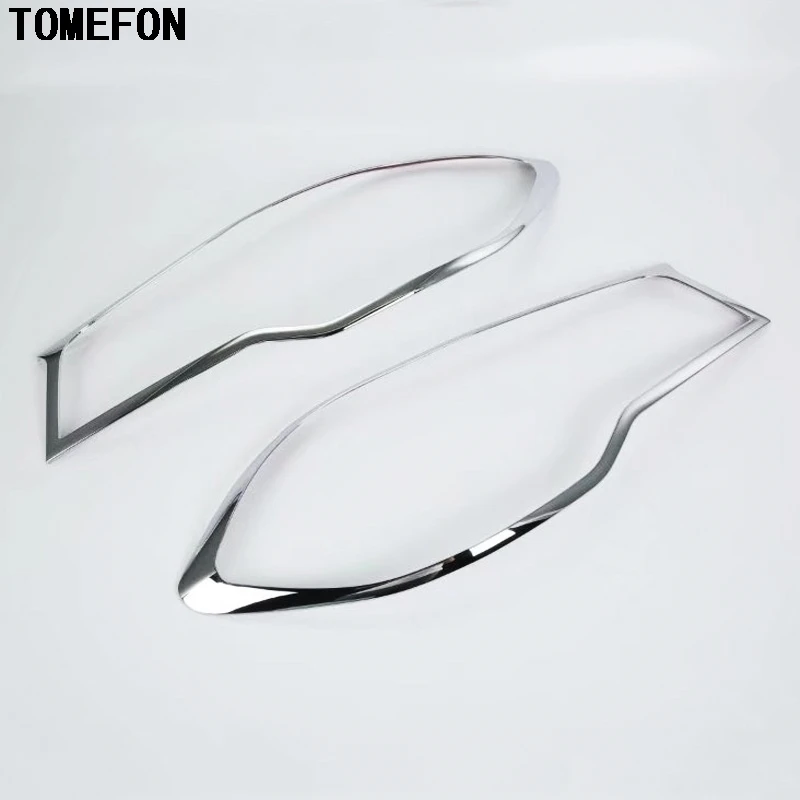 TOMEFON для Suzuki SX4 S Cross Facelift 2017 2018 ABS Хромированная передняя фара крышка фары отделка