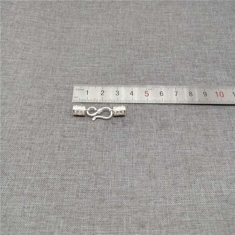 2 шт. из 925 пробы серебро Племенные Блестящий кожаный браслет ручной работы с